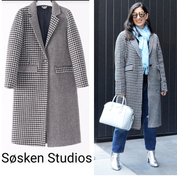 SØSKEN Jackets & Blazers - NWOT Søsken Studios Marisa Minicucci long wool coat size XL us